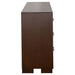 Jessica 6-drawer Dresser Cappuccino - Walo Furniture 