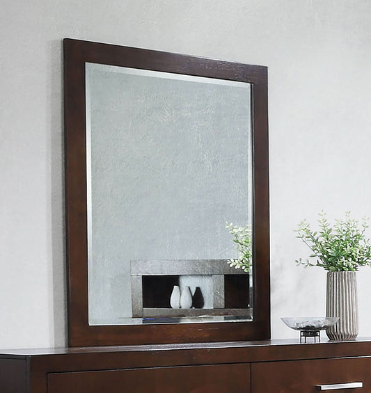 Jessica Dresser Mirror Cappuccino - Walo Furniture 