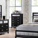 Barzini 5-drawer Bedroom Chest Black - Walo Furniture 