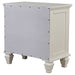 Sandy Beach 3-drawer Nightstand Cream White - Walo Furniture 