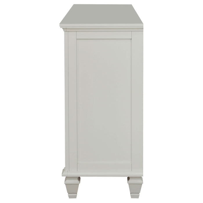 Sandy Beach 11-drawer Dresser Cream White - Walo Furniture 