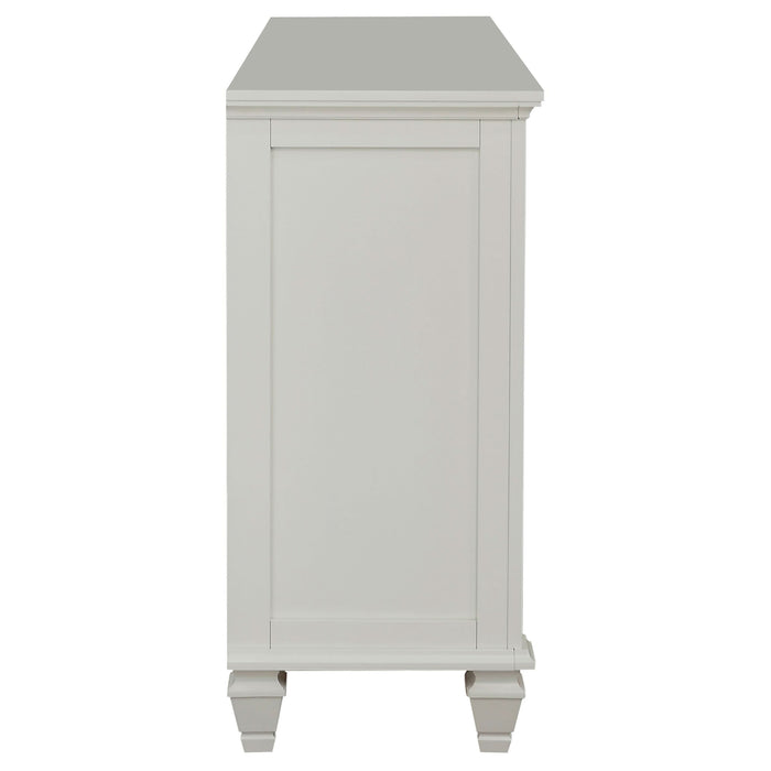 Sandy Beach 11-drawer Dresser Cream White - Walo Furniture 