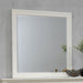 Sandy Beach Dresser Mirror Cream White - Walo Furniture 