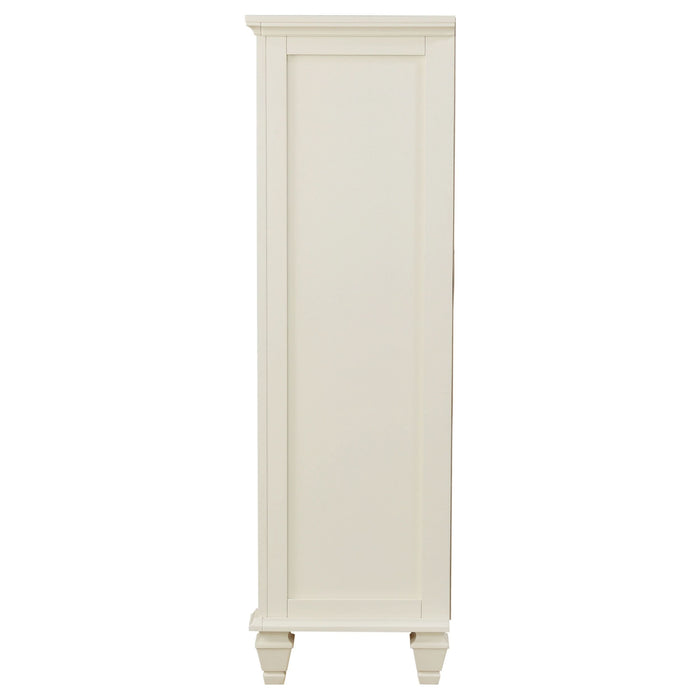 Sandy Beach 5-drawer Bedroom Chest Cream White - Walo Furniture 