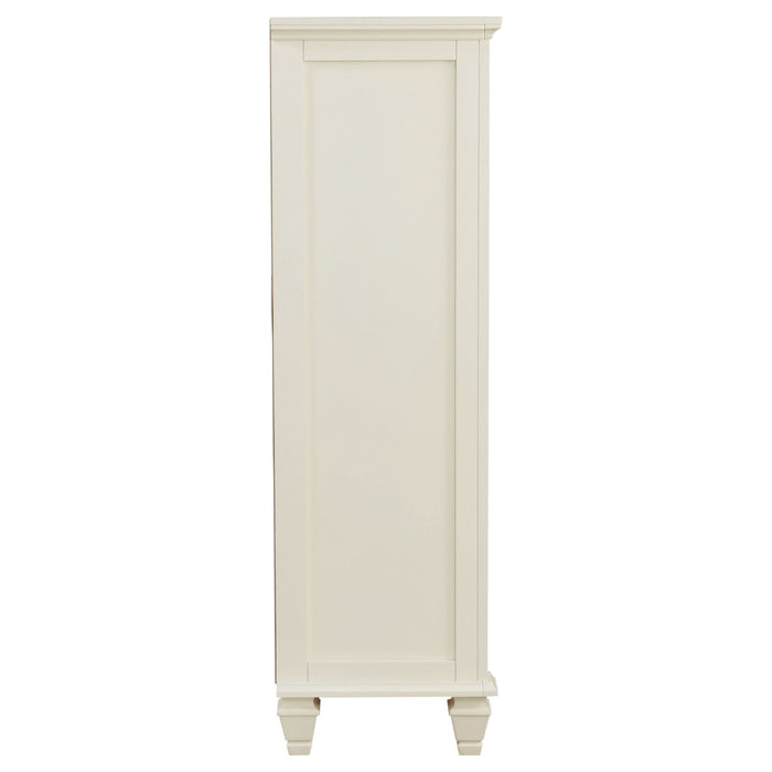 Sandy Beach 5-drawer Bedroom Chest Cream White - Walo Furniture 