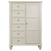 Sandy Beach 8-drawer Door Chest Cream White - Walo Furniture 