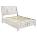 Sandy Beach 5-piece Eastern King Bedroom Set Cream White - Walo Furniture 