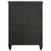 Sandy Beach 8-drawer Door Chest Black - Walo Furniture 