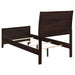 Carlton Wood Twin Panel Bed Cappuccino - Walo Furniture 