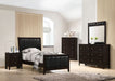 Carlton 5-piece Twin Bedroom Set Cappuccino - Walo Furniture 