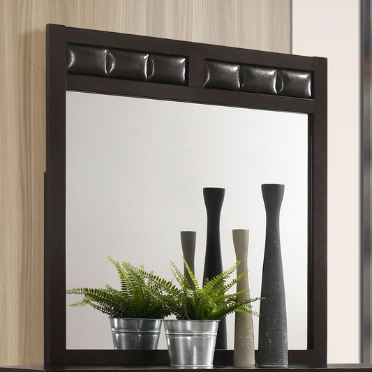 Carlton Dresser Mirror Cappuccino - Walo Furniture 