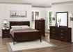 Louis Philippe 5-piece Queen Bedroom Set Cappuccino - Walo Furniture 