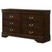 Louis Philippe 6-drawer Dresser Cappuccino - Walo Furniture 