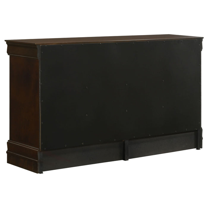 Louis Philippe 6-drawer Dresser Cappuccino - Walo Furniture 