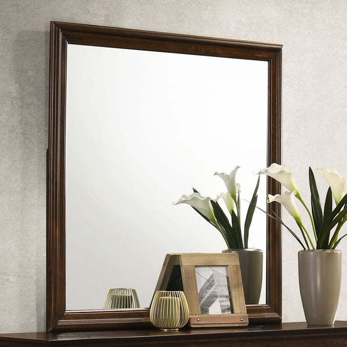 Louis Philippe Dresser Mirror Cappuccino - Walo Furniture 