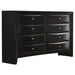 Briana 5-piece California King Bedroom Set Black - Walo Furniture 