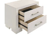 Jessica 2-drawer Nightstand Snow White - Walo Furniture 