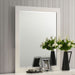 Jessica Dresser Mirror Snow White - Walo Furniture 