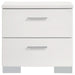 Felicity 2-drawer Nightstand White High Gloss - Walo Furniture 