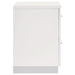 Felicity 2-drawer Nightstand White High Gloss - Walo Furniture 