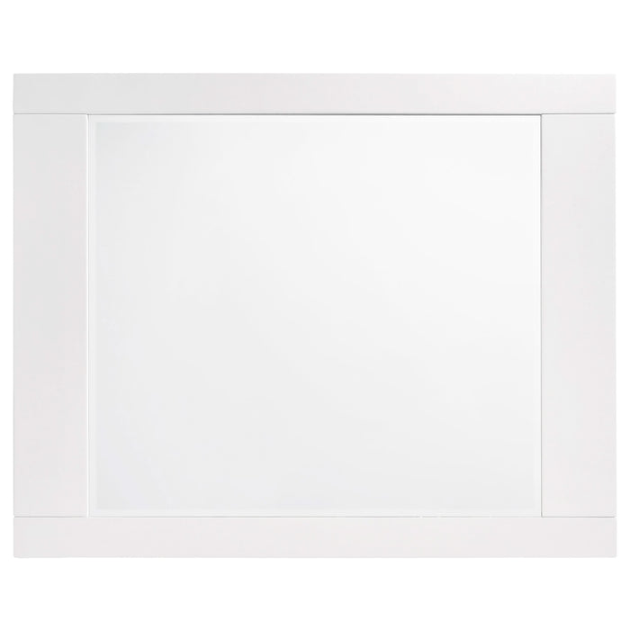 Felicity Dresser Mirror White High Gloss - Walo Furniture 