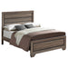 Kauffman 5-piece Eastern King Bedroom Set Washed Taupe - Walo Furniture 