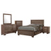 Kauffman 5-piece Eastern King Bedroom Set Washed Taupe - Walo Furniture 