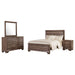 Kauffman 4-piece California King Bedroom Set Washed Taupe - Walo Furniture 