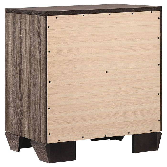 Kauffman 2-drawer Nightstand Washed Taupe - Walo Furniture 