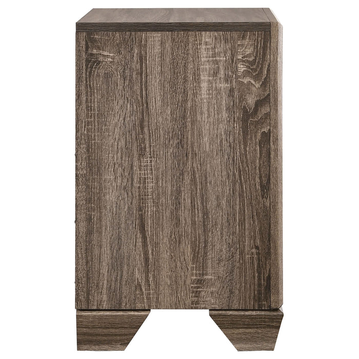 Kauffman 2-drawer Nightstand Washed Taupe - Walo Furniture 