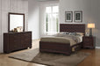 Kauffman 4-piece Eastern King Bedroom Set Dark Cocoa - Walo Furniture 