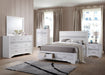 Miranda 5-piece California King Bedroom Set White - Walo Furniture 