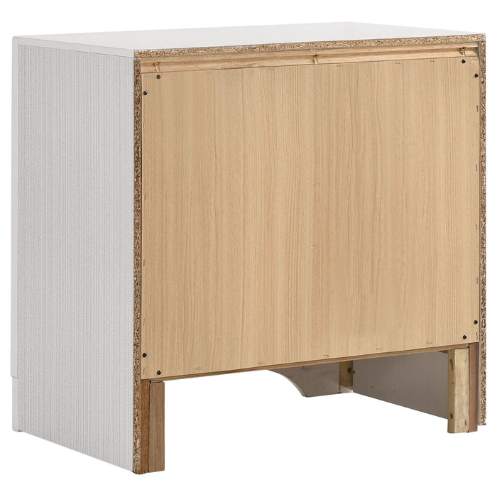 Miranda 2-drawer Nightstand White - Walo Furniture 