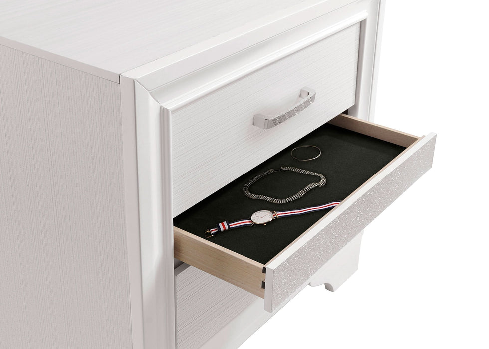 Miranda 2-drawer Nightstand White - Walo Furniture 