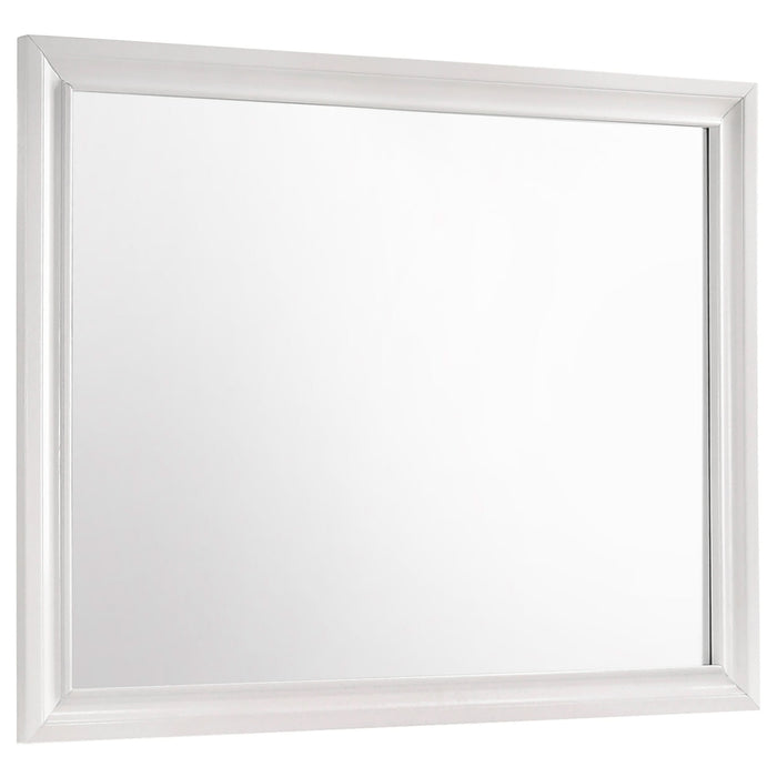 Miranda Dresser Mirror White - Walo Furniture 