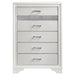 Miranda 5-drawer Bedroom Chest White - Walo Furniture 