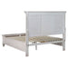 Franco Wood Eastern King Storage Panel Bed Distressed White - Walo Furniture 