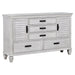 Franco 4-piece Queen Bedroom Set Distressed White - Walo Furniture 