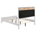 Barzini Wood California King Panel Bed White - Walo Furniture 