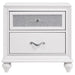 Barzini 2-drawer Nightstand White - Walo Furniture 