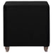 Deanna Upholstered 2-drawer Nightstand Black - Walo Furniture 