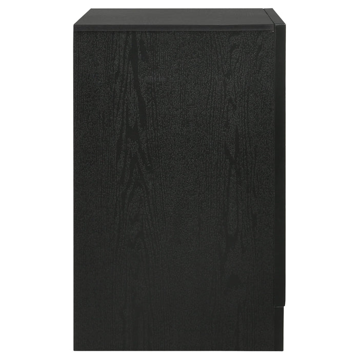 Miranda 2-drawer Nightstand Black - Walo Furniture 