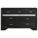 Miranda 7-drawer Dresser Black - Walo Furniture 