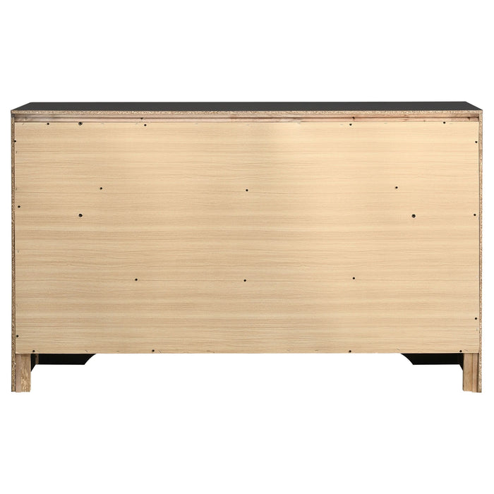 Miranda 7-drawer Dresser Black - Walo Furniture 