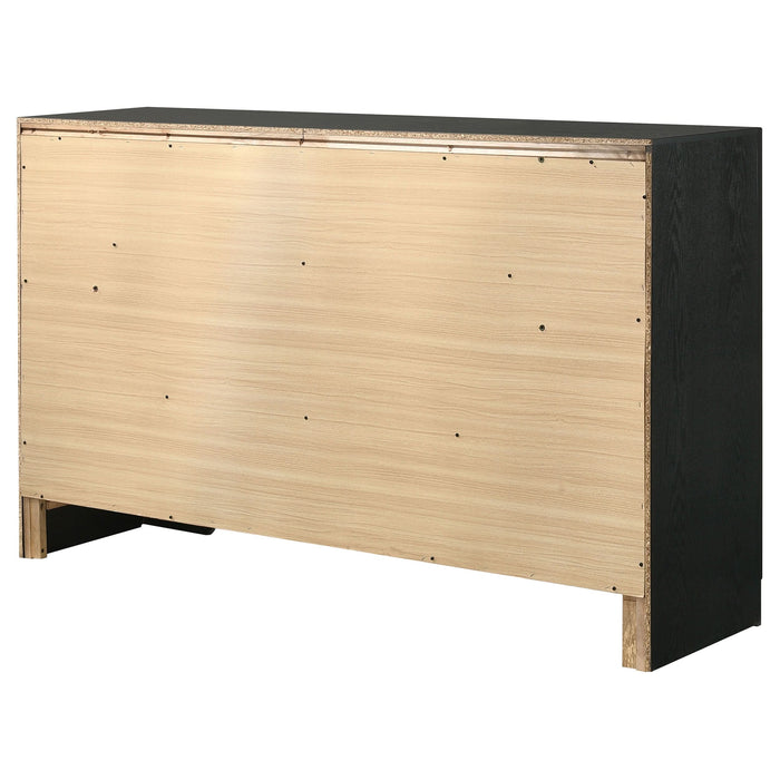 Miranda 7-drawer Dresser Black - Walo Furniture 