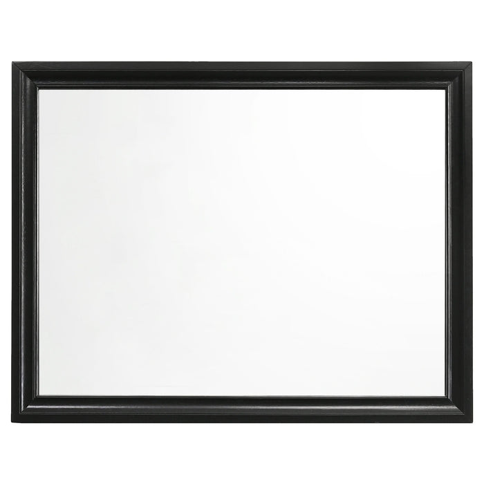 Miranda Dresser Mirror Black - Walo Furniture 