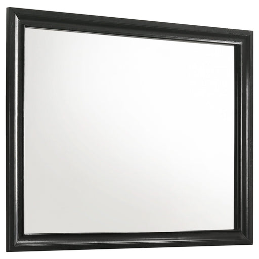 Miranda Dresser Mirror Black - Walo Furniture 