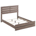 Brantford Wood Eastern King Panel Bed Barrel Oak - Walo Furniture 