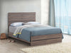 Brantford Wood Eastern King Panel Bed Barrel Oak - Walo Furniture 