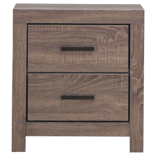 Brantford 2-drawer Nightstand Barrel Oak - Walo Furniture 